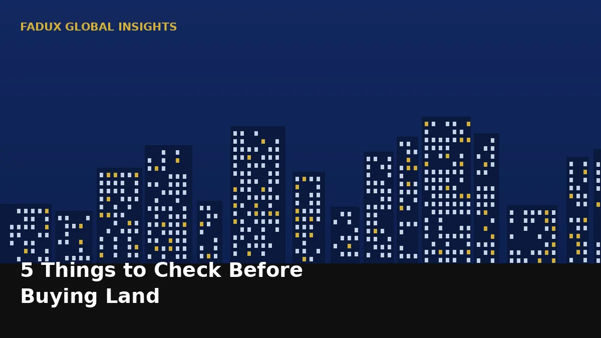 5 Important Things to Check Before Buying Land in Nigeria